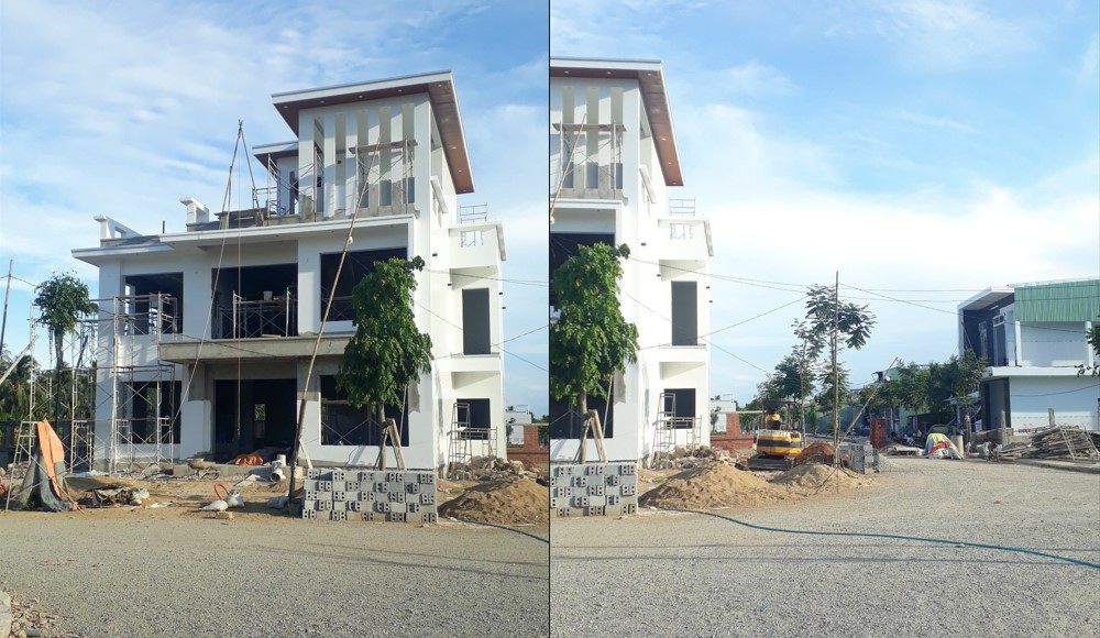 nhà phố kđt PGT hoài nhơn